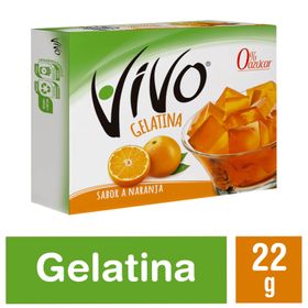 Gelatina Vivo Sin Azúcar Naranja 22 g