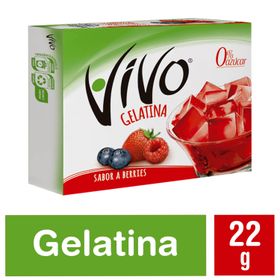 Gelatina Vivo Sin Azúcar Berries 22 g