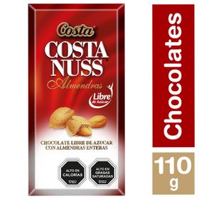 Chocolate Costanuss Libre de Azucar 110 g