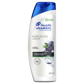 Shampoo Head & Shoulders Purificación Capilar Carbón Activado 375 ml