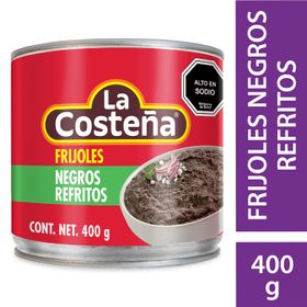 Frijoles Refritos Negros Costeña 400 g