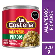 Chiles Jalapeños La Costeña Picados Lata 220 g