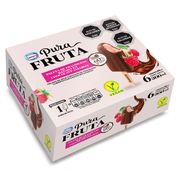 Helado Savory Pura Fruta Frambuesa Chocolate Amargo Paleta Multipack 50 ml 6 un.