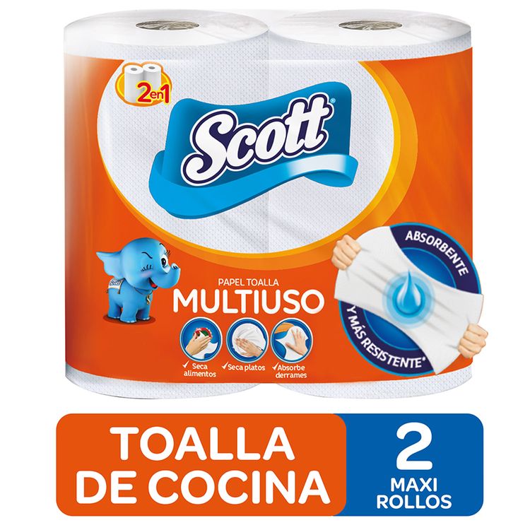 Toalla de Papel Scott Multiuso 19 m 2 un.