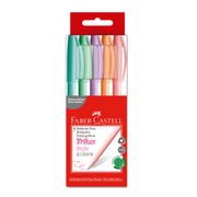 Bolígrafos Faber-Castell Trilux 032 M Pastel 5 un.