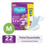 Pañales Adulto Plenitud Protect Talla M 22 un.