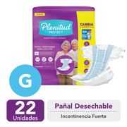 Pañales Adulto Plenitud Protect Talla G 22 un.