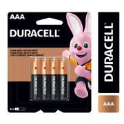 Pilas Alcalinas Duracell AAA 8 un.