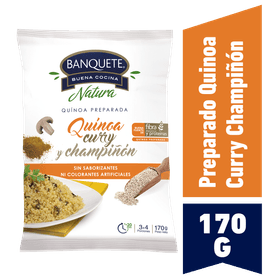 Quinoa Curry Champiñon Banquete 170 g