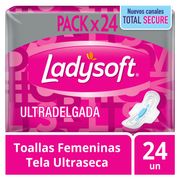 Toallas Higiénicas Ladysoft Malla Con Alas 24 un.