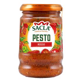 Pesto Sacla Frasco 190 g, Rosso