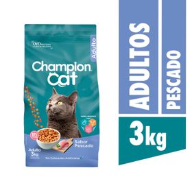 Alimento Gato Champion Cat Pescado 3 kg