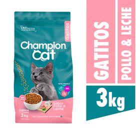 Alimento Gatito Champion Cat Pollo y Leche 3 kg