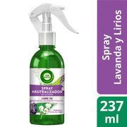 Desodorante Ambiental Air Wick Spray Lavanda y Lirios 237 ml