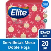 Servilletas Elite Deco Navidad 20 un.