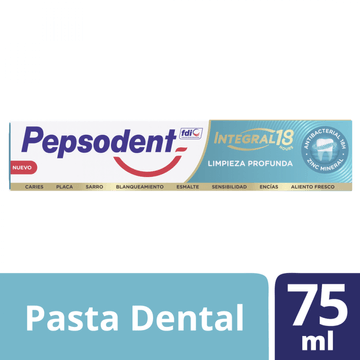 Pasta dental Integral 18 horas Limpieza Profunda 75 ml