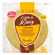 Tortillas de Maíz Saniito Sin Gluten 240 g 8 un.