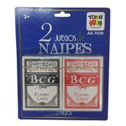 Juego Set 2 Naipes Inglés