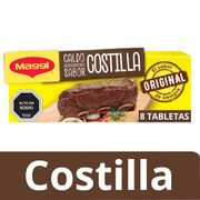 Caldo Maggi Sabor Costilla 80 g 8 Tabletas