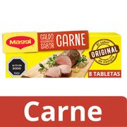 Caldo Maggi Sabor Carne 80 g 8 Tabletas