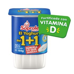 Yogurt Soprole 1+1 Pote 155 g