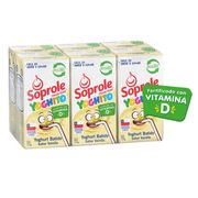 Pack 6 un. Yogurt Batido Soprole Vainilla 115 g