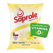 Yogurt Batido Soprole Vainilla Bolsa 1 kg