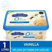 Helado San Francisco 0% Azúcar Vainilla 1 L