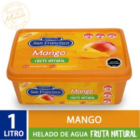 Helado San Francisco Sabor Agua Mango 1 L