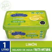 Helado de Agua San Francisco Limón 1 L