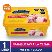 Helado San Francisco Frambuesas A La Crema 1 L