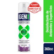 Desinfectante Igenix Lavanda Aerosol 360 cc