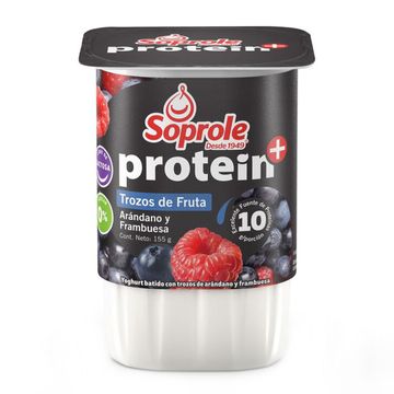 Yoghurt proteína trozos frambuesa 155 g