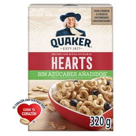 Cereal Quaker Hearts de Avena 320 g