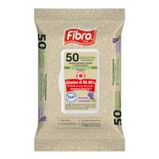 Toallas Desinfectantes Fibro Bio Lavanda 50 un.