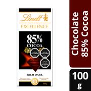 Chocolate Amargo Lindt Excellence 85% Cacao 100 g