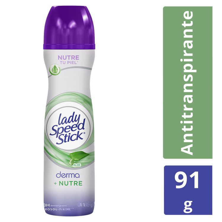 Desodorante Spray Lady Speed Stick Derma Aloe 91 g