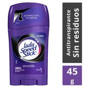 Desodorante Barra Lady Speed Stick Invisible Floral 45 g