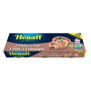 Pack de Paté Foie y Paté de Campo Henaff 234 g