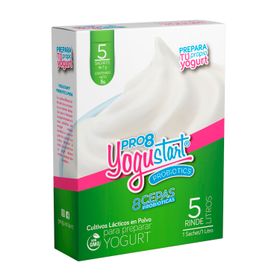 Cultivo Láctico Polvo Yogustart Pro8 Probiotics Para Yogurt 5 un.
