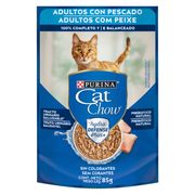 Alimento Húmedo Gato Adulto Cat Chow Pescado 85 g