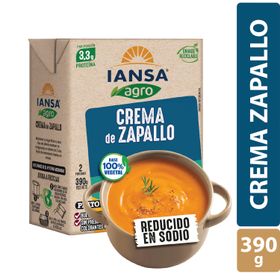 Crema de Zapallo Iansa Agro Lista 390 g