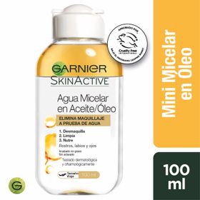Agua Micelar Garnier Bifásica Óleo Mini 100 ml