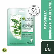 Máscara Tela Garnier Piel Grasa Green Tea 28 g