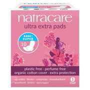 Toallas Higiénicas Natracare Extra Con Alas Super 10 un.