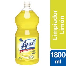 Limpiador Lysol Piso Limón 1.8 L