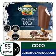 Barra de Fruta Guallarauco Coco 55 g 8 un.