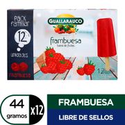 Barra de Fruta Guallarauco Frambuesa 44 g 12 un.