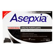 Jabón Barra Asepxia Carbón Detox Purificante 100 g