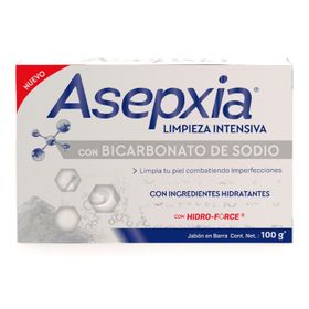 Jabón Barra Bicarbonato Asepxia Limpieza Intensiva 100 g
